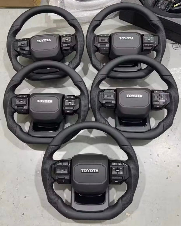 Toyota LC250 Sport Steering Wheel – Premium Leather, Multi-Function Controls
