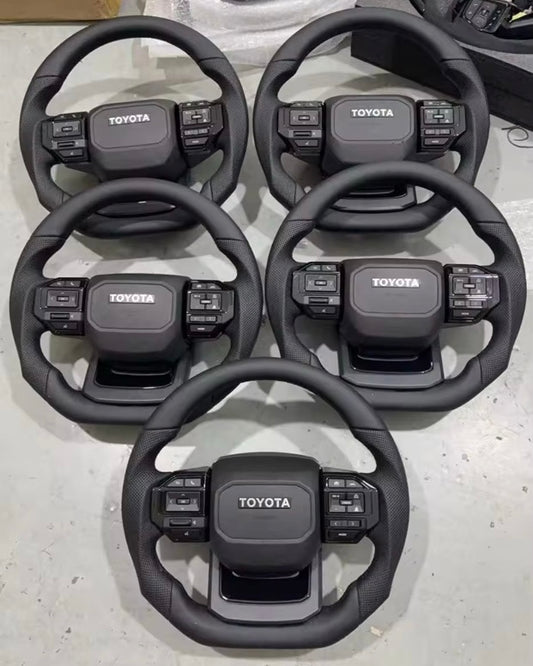 Toyota LC250 Sport Steering Wheel – Premium Leather, Multi-Function Controls