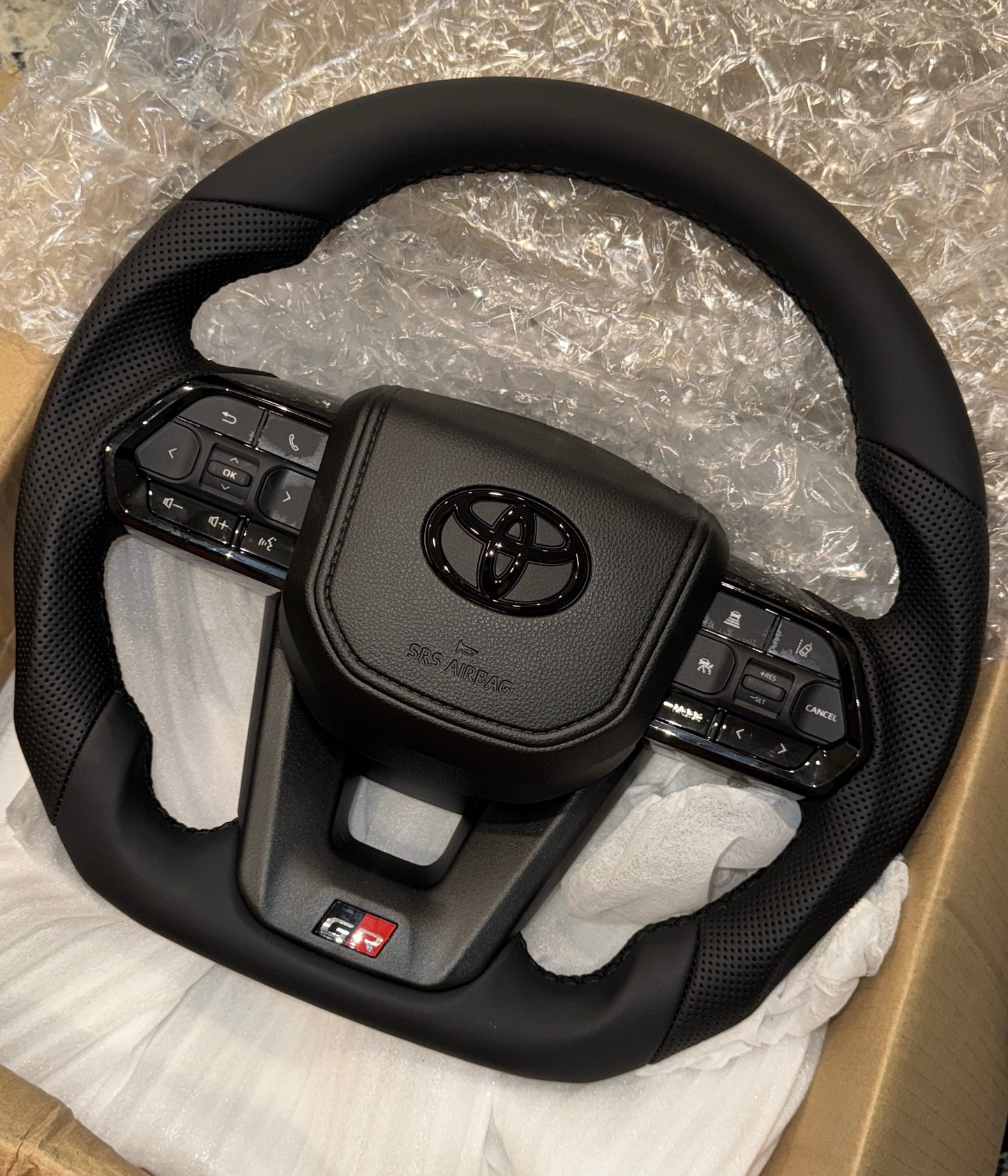 Toyota GR Sport Steering Wheel – Premium Leather, Multi-Function Controls