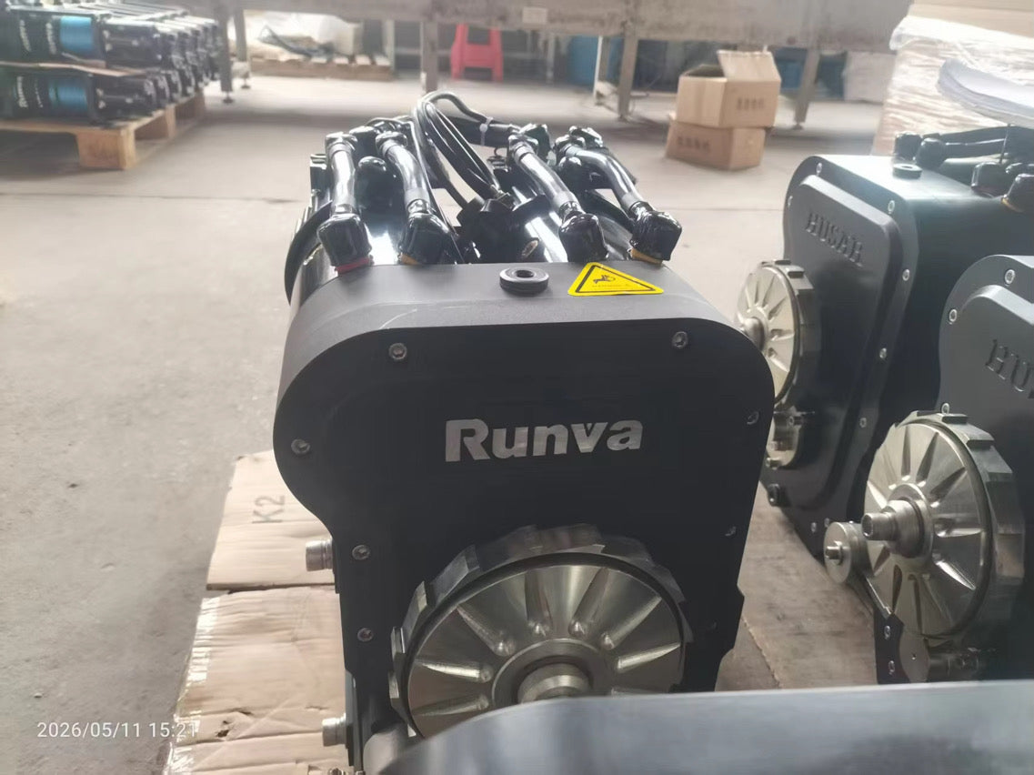 Runva Universal Dual 7.2HP Free Spool Winch - 14,000 LBS Capacity