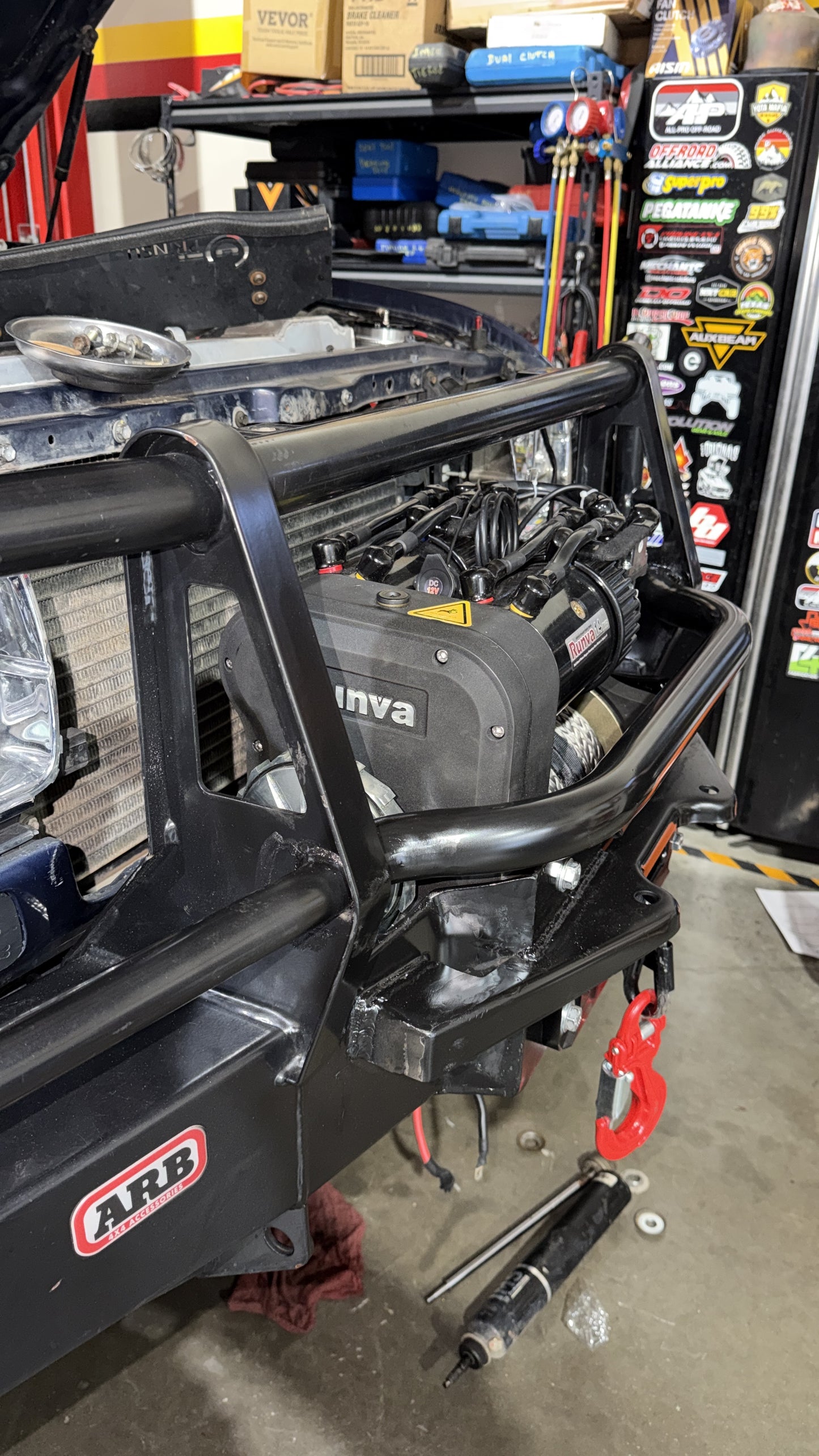 Runva Universal Dual 7.2HP Free Spool Winch - 14,000 LBS Capacity