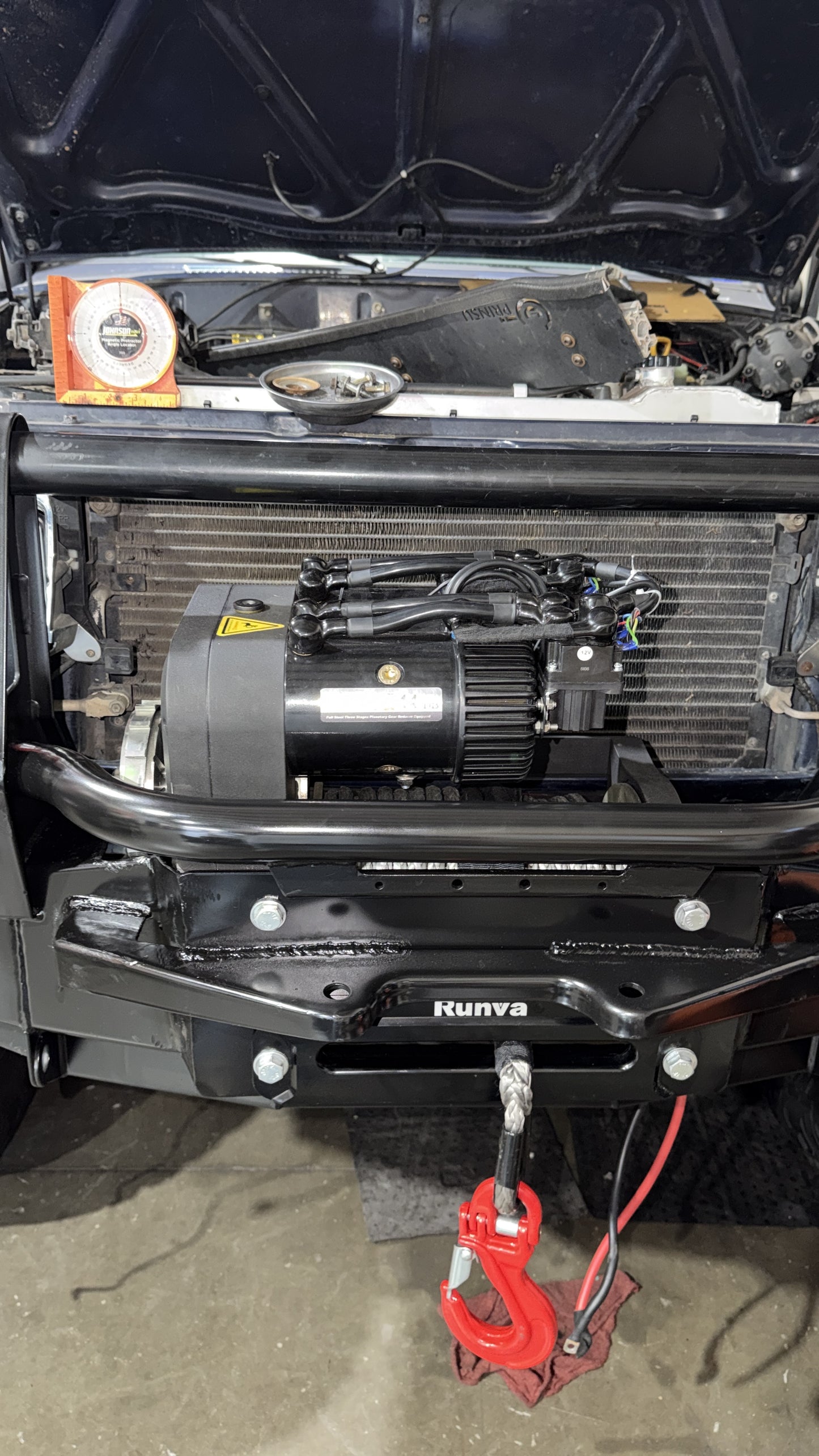 Runva Universal Dual 7.2HP Free Spool Winch - 14,000 LBS Capacity