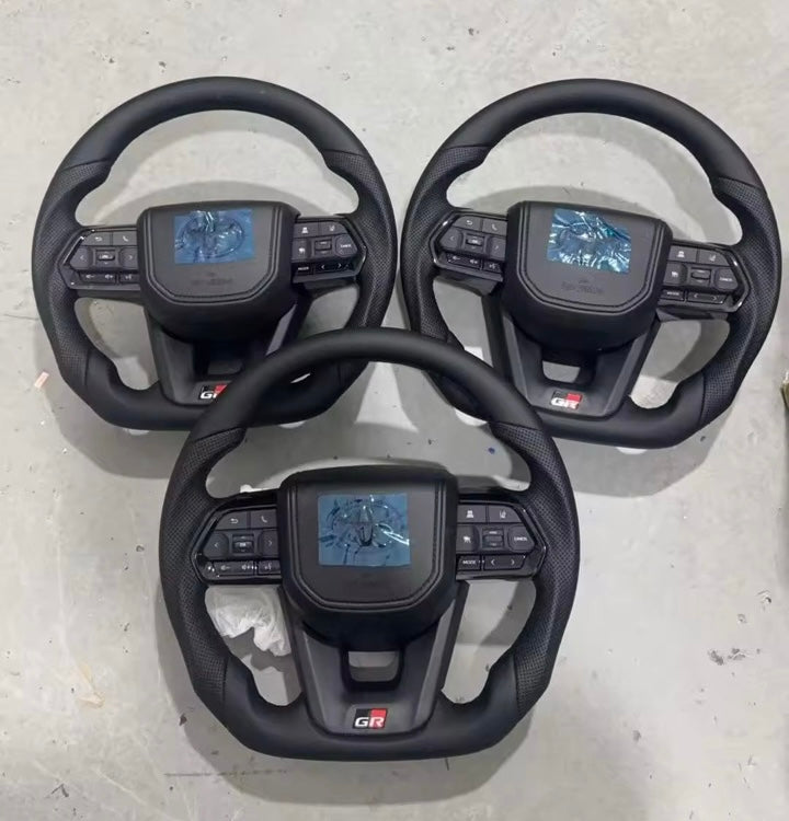 Toyota GR Sport Steering Wheel – Premium Leather, Multi-Function Controls