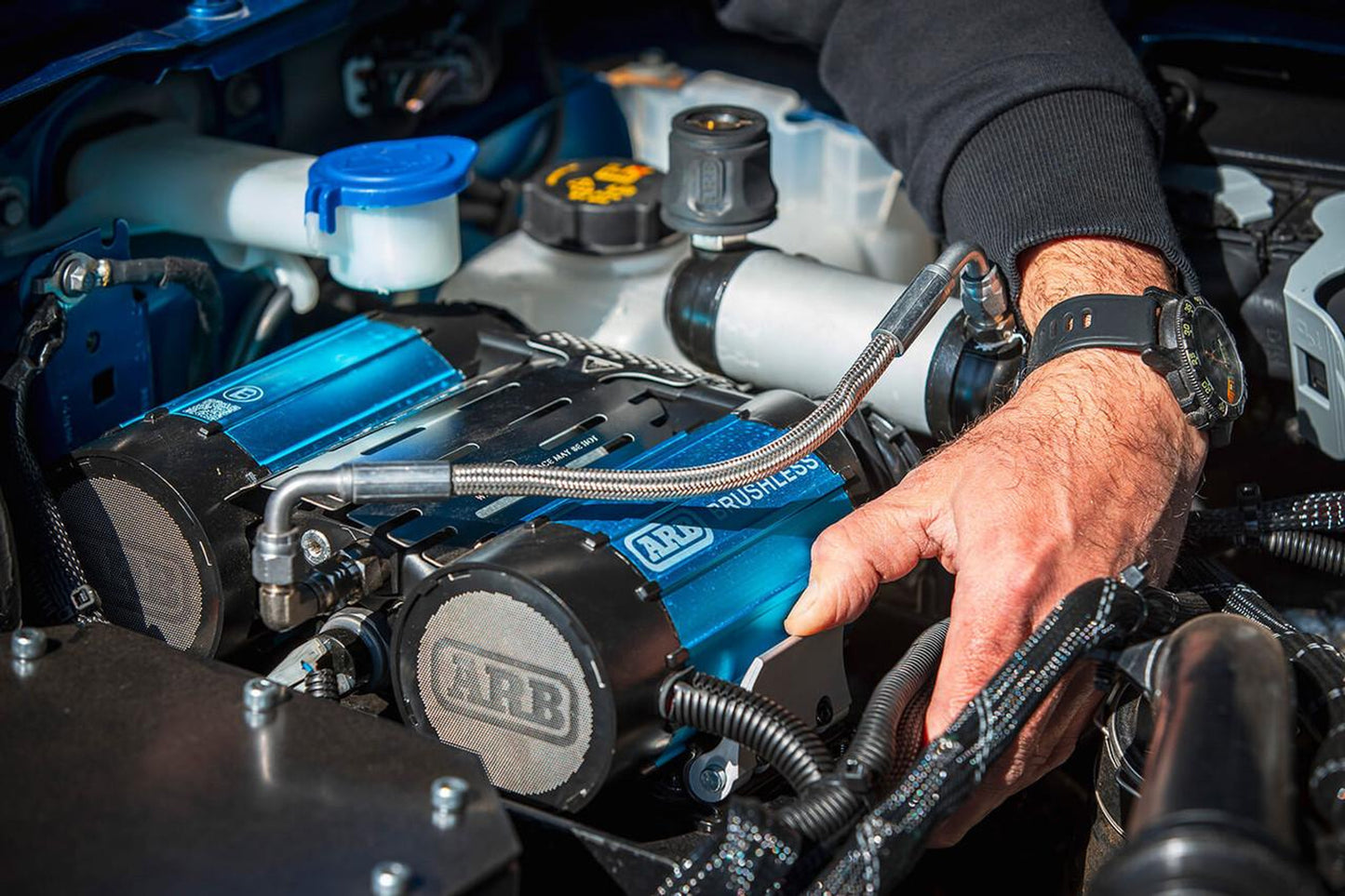 Brushless Twin Motor Onboard 12V Air Compressor CKBLTA12